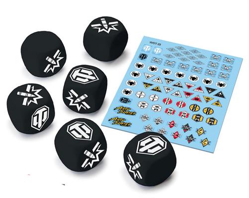 WORLD OF TANKS ACE DICE AND DECALS